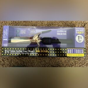 Hot Tools Professional 24k Gold Curling Iron 1½"  BRAND NEW in box